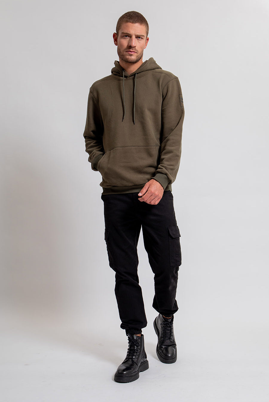Pantalon cargo noir | Elora