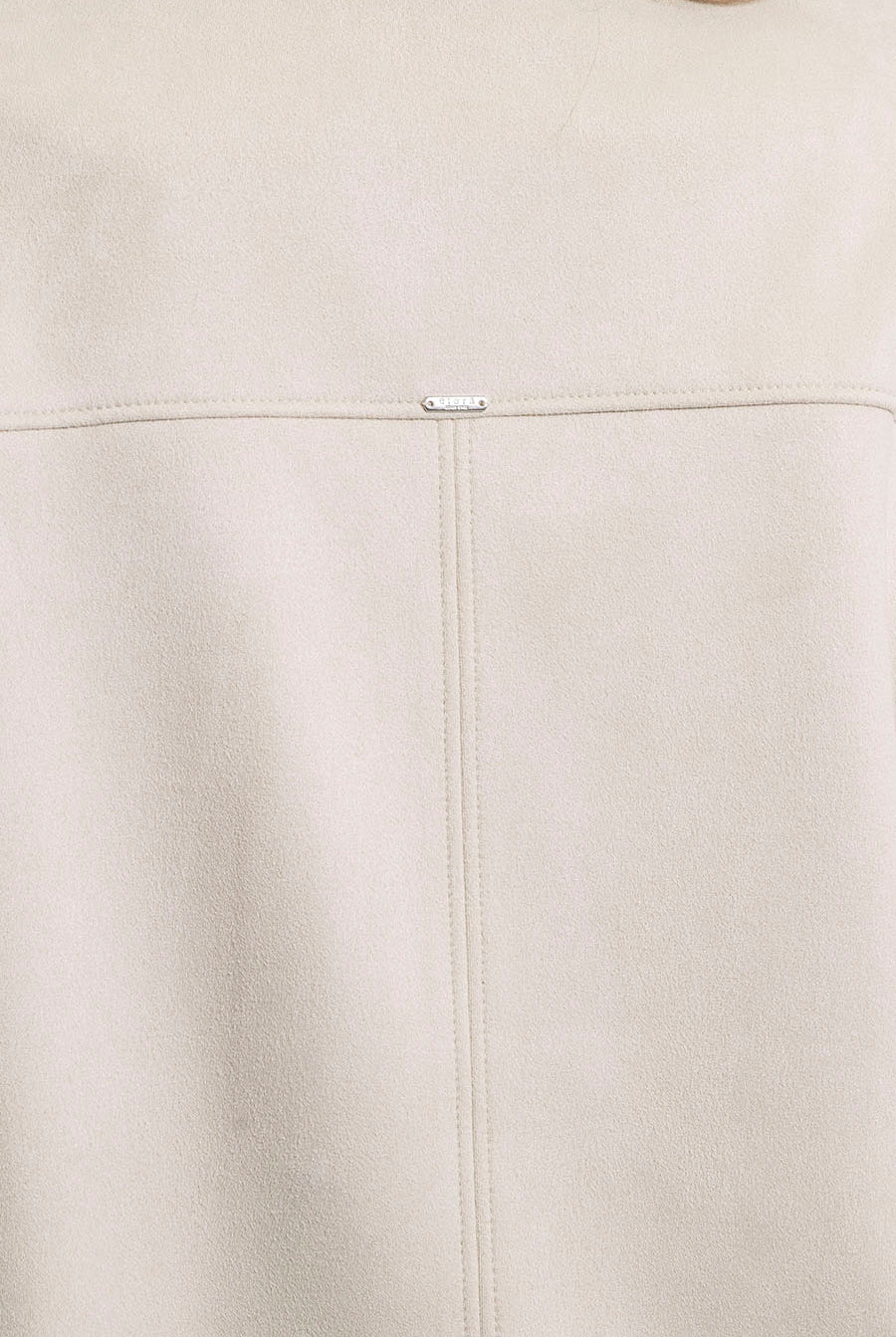 Surchemise en suédine écrue | Elora