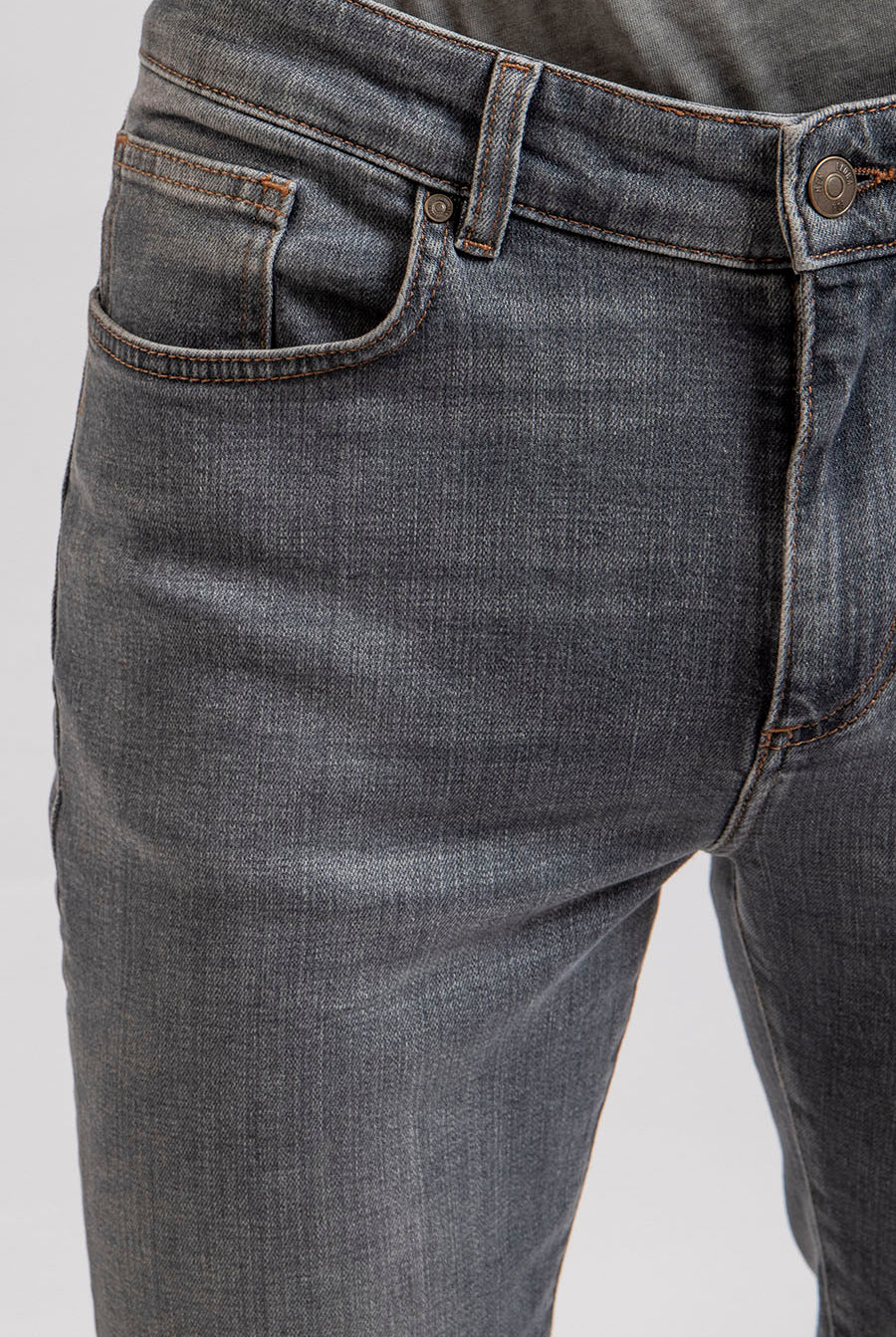 Jean droit gris | Elora