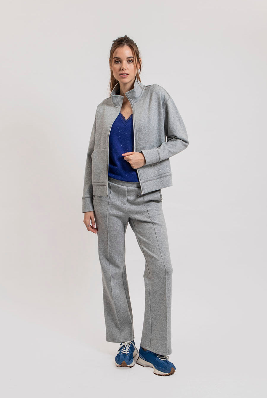 Pull façon lingerie ultraviolet | Elora