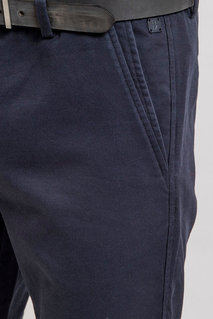 Pantalon tricotine navy | Elora