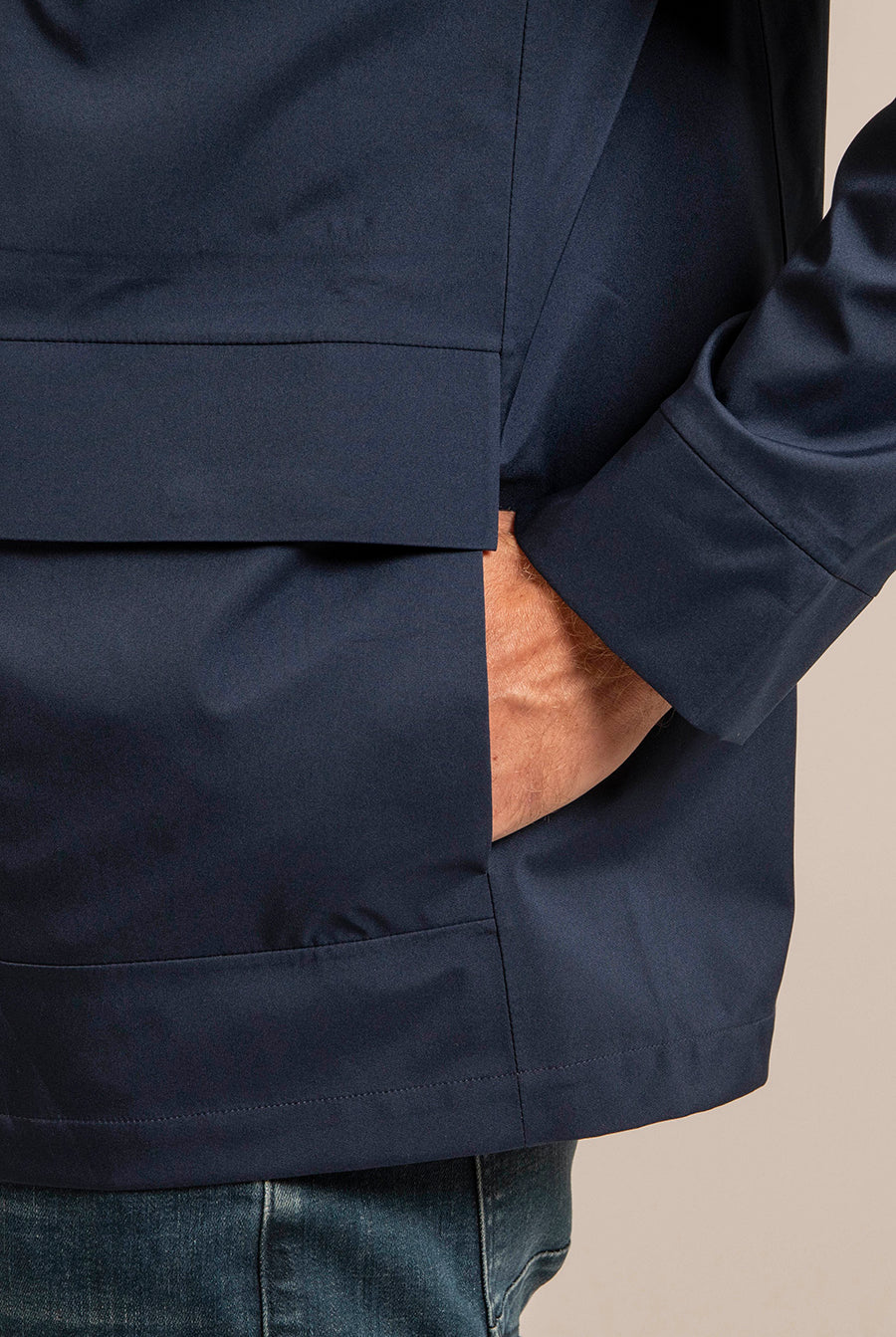 Parka coupe vent navy | Elora