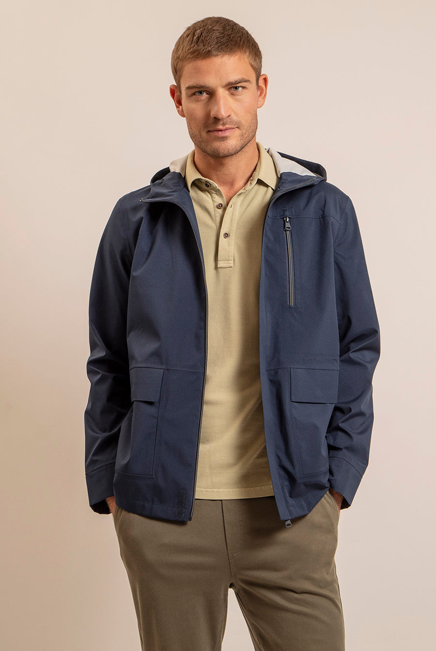 Parka coupe vent navy | Elora