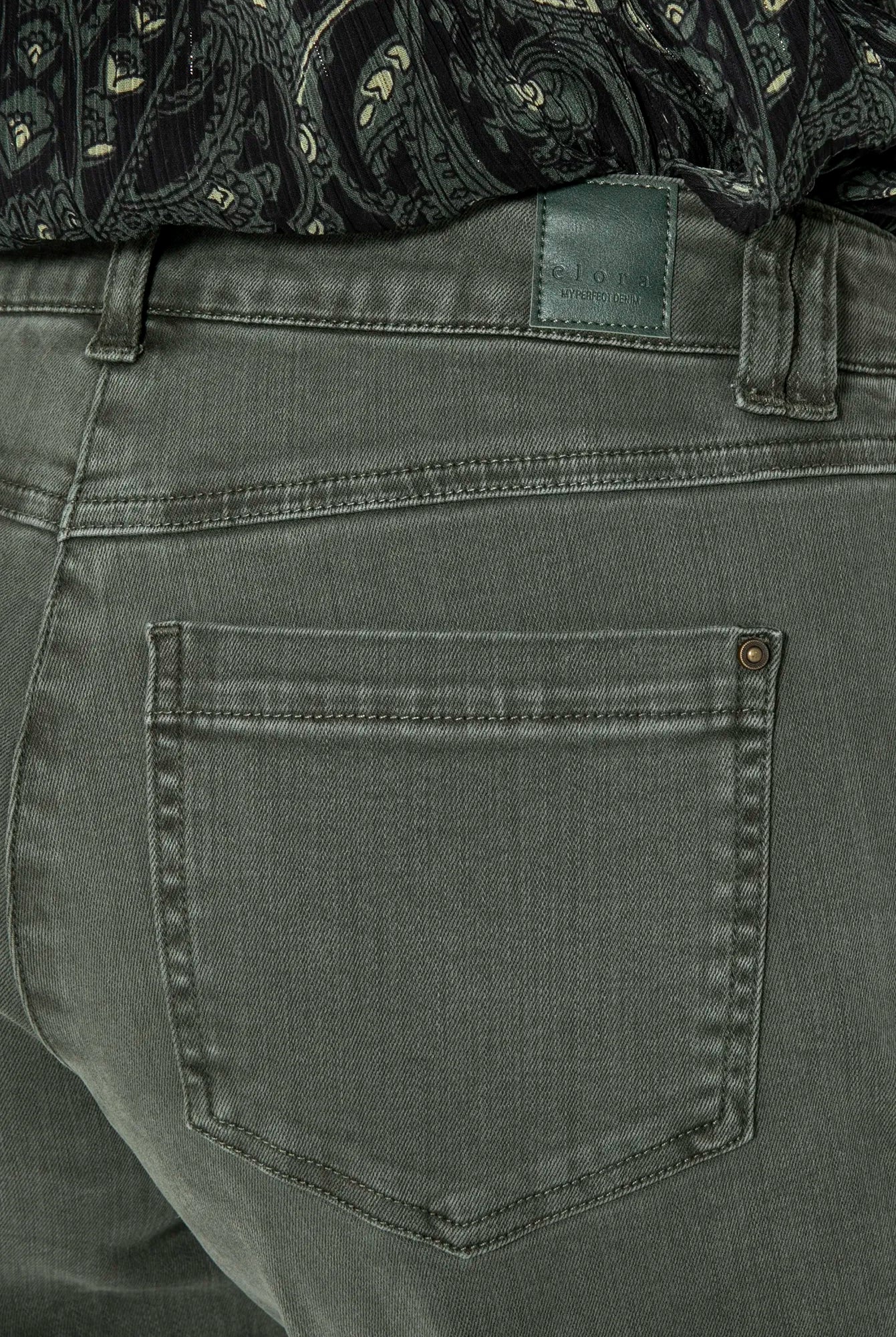 Pantalon large kaki | Elora