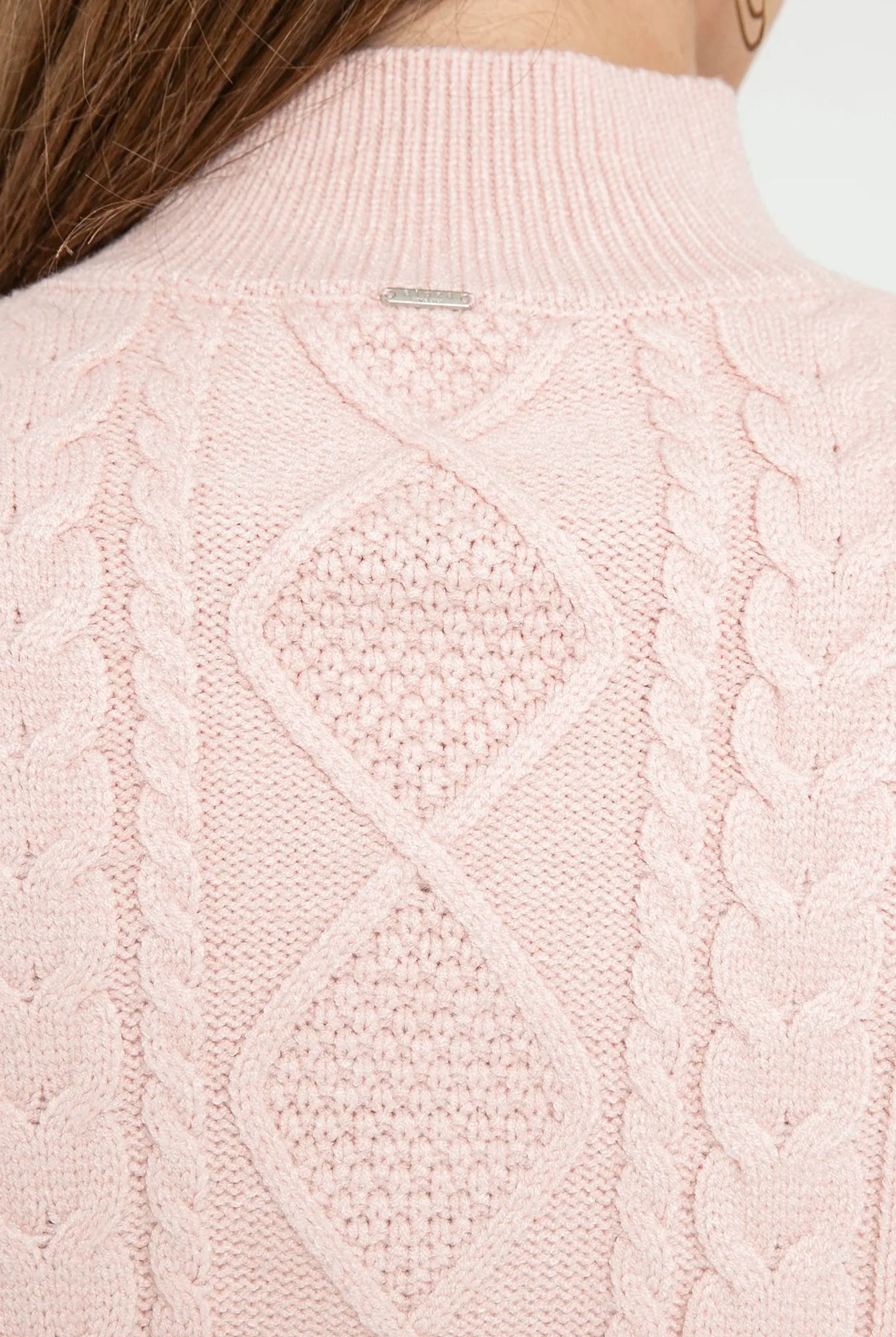 Pull irlandais rose pâle | Elora