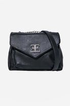 Sac pochette en cuir noir | Elora