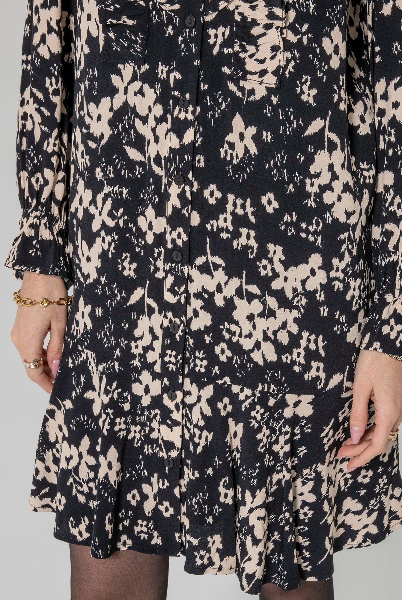 Robe courte imprimé floral | Elora