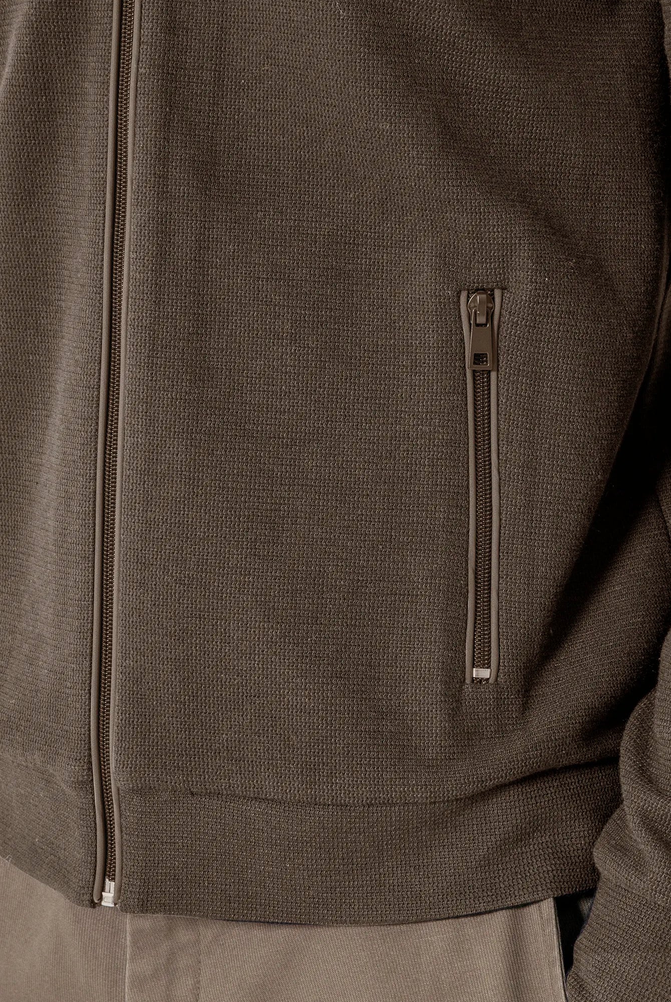 Gilet molleton kaki clair | Elora