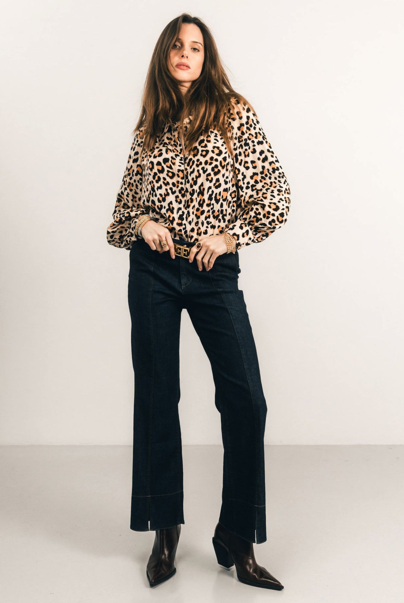 Jean brut bleu flare | Elora