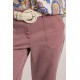 Pantalon flare coloris vieux rose