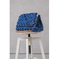 Blue denim bag