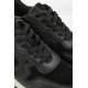 Sneakers bi-matières noires