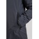 Parka mi-longue réversible coloris navy