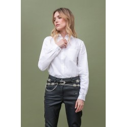 White straight-cut shirt