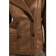 Manteau réversible coloris toffee