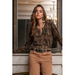 Leopard print cardigan