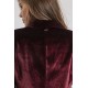 Veste costume en velours bordeaux