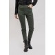 Pantalon slim coloris cypres