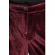 Pantalon de costume en velours bordeaux