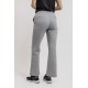 Pantalon en molleton gris clair chiné