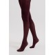 Collants opaques bordeaux