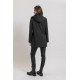 Parka mi-longue infroissable noire