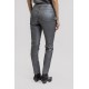 Pantalon slim gris argent