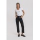 Jean bootcut cropped noir