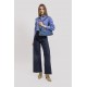 Jean droit large denim brut