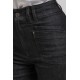 Jean droit large denim noir