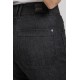 Jean droit large denim noir