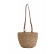 Sac seau coloris naturel et camel