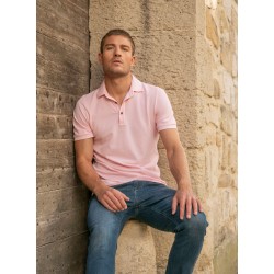 Pale pink polo shirt