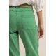 Pantalon évasé vert