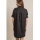 Robe chemise noire