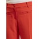 Pantalon tailleur infroissable orange