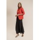 Veste tailleur infroissable orange