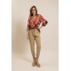 Pantalon en lin beige