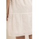 Robe broderie anglaise écrue