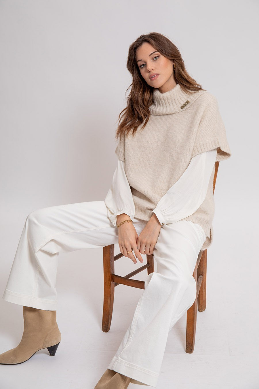 Jean large écru | Elora