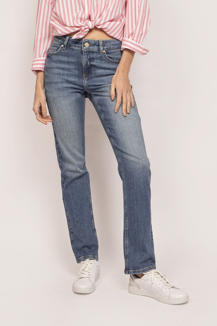 Jean droit bleu | Elora