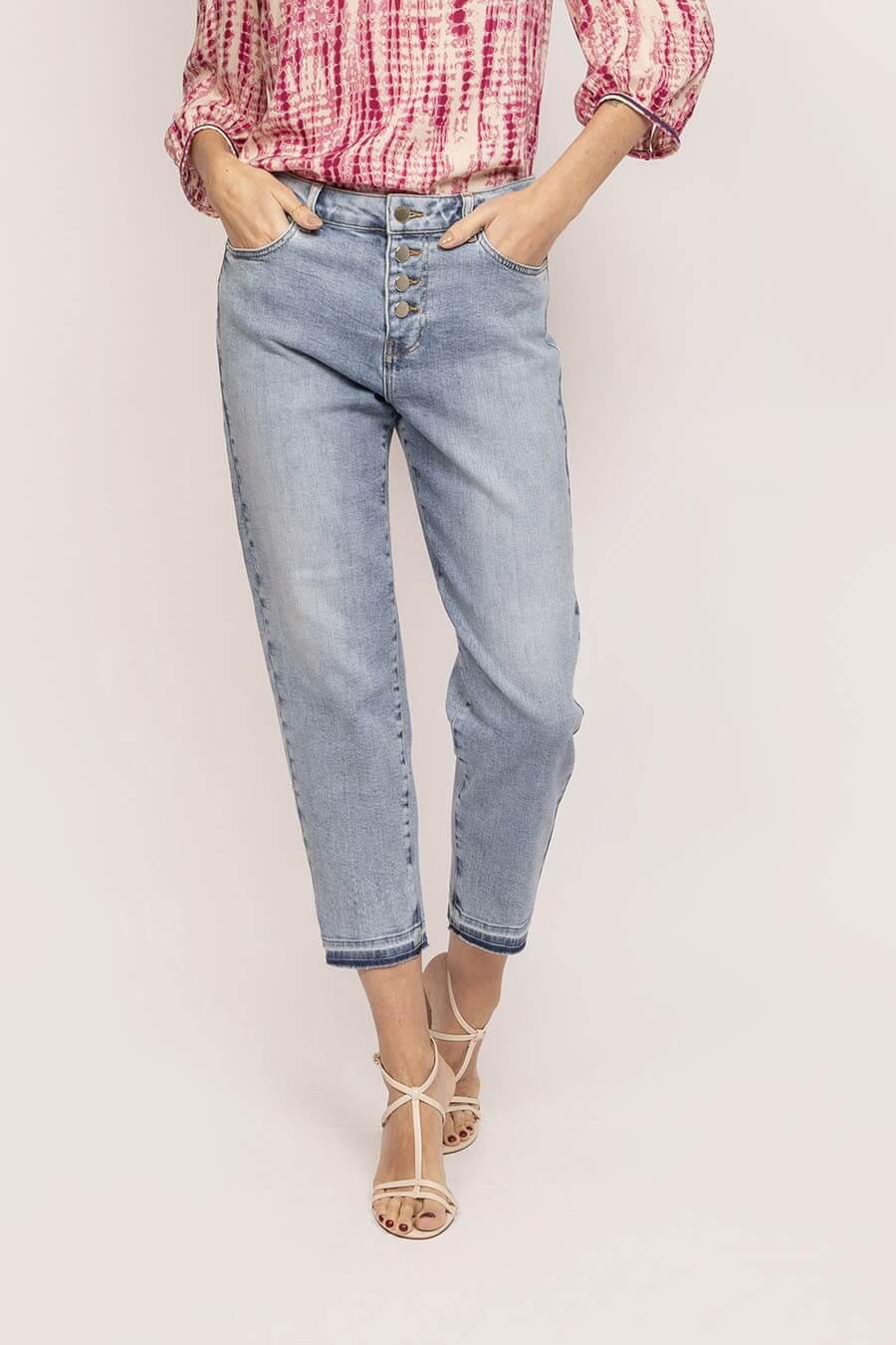 Jean slouchy bleu clair | Elora