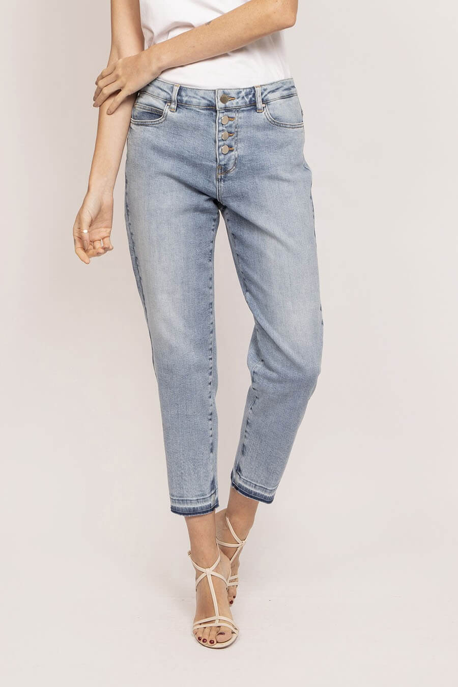 Jean slouchy bleu clair | Elora