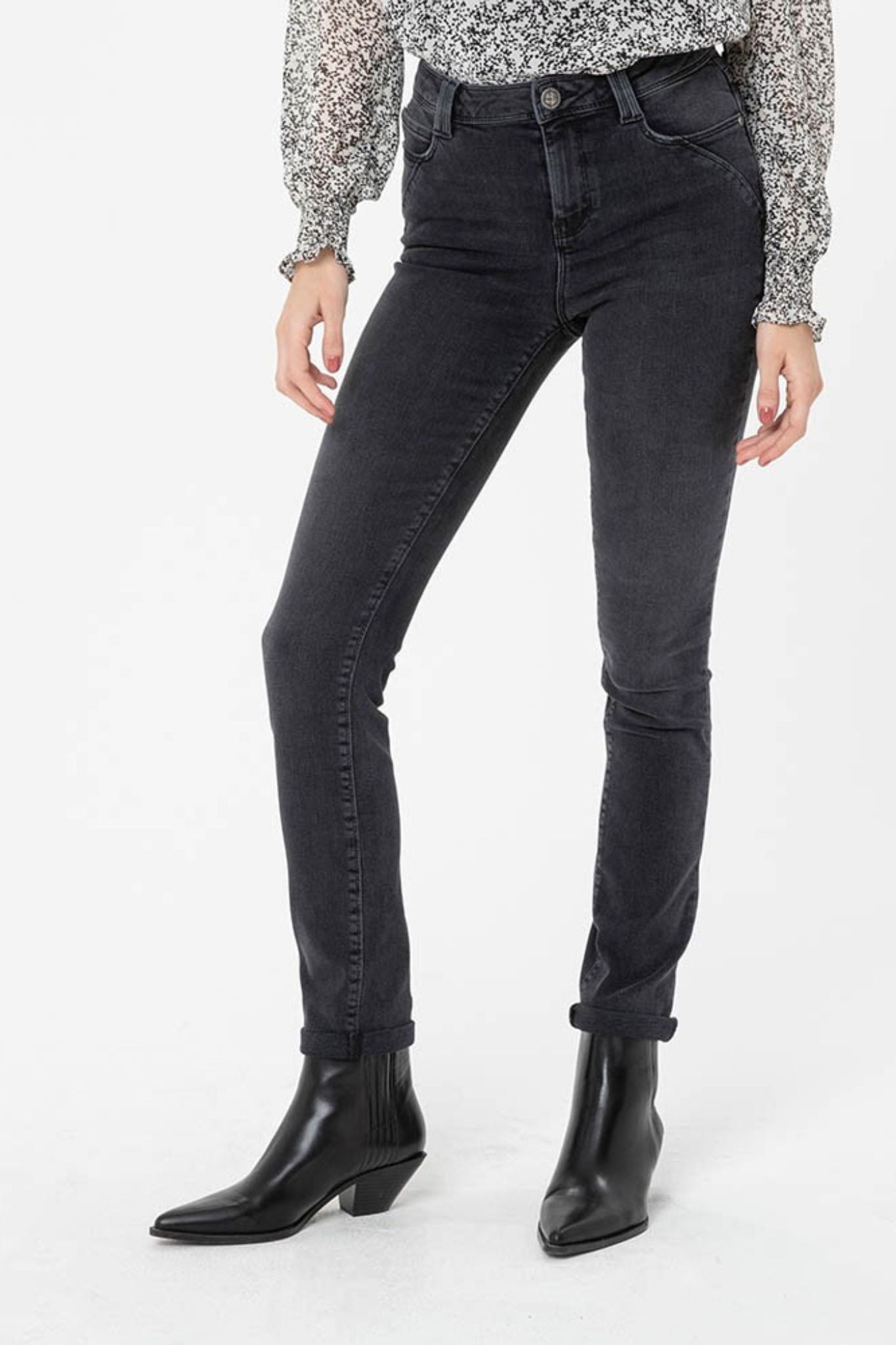 Jean slim push-up noir | Elora