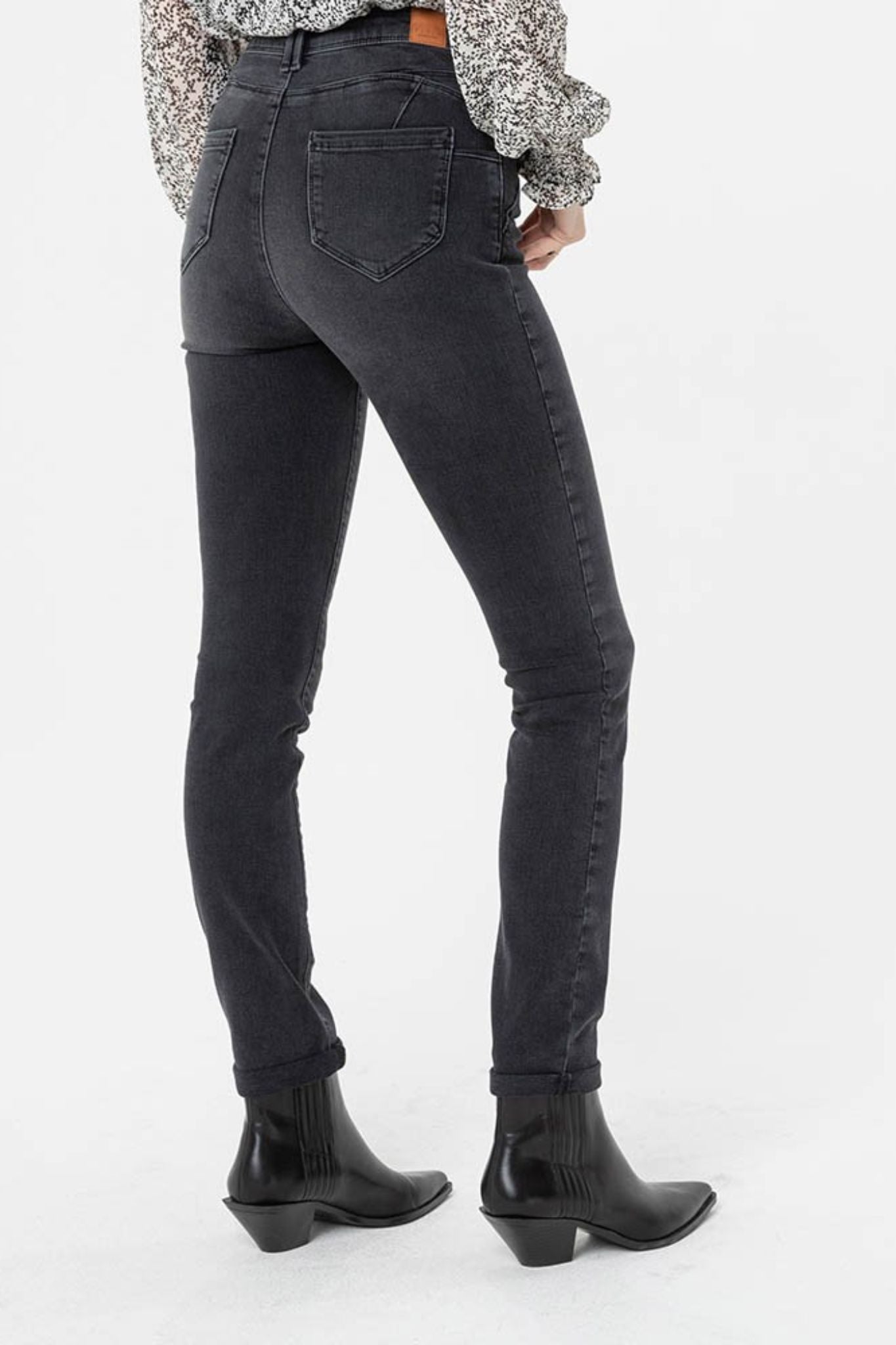 Jean slim push-up noir | Elora