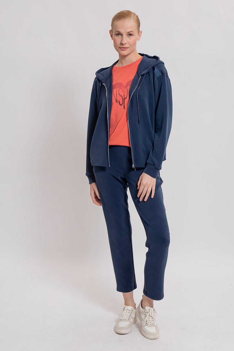 Pantalon ultra doux en modal bleu | Elora