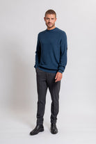 Pantalon coupe droite effet tweed gris | Elora
