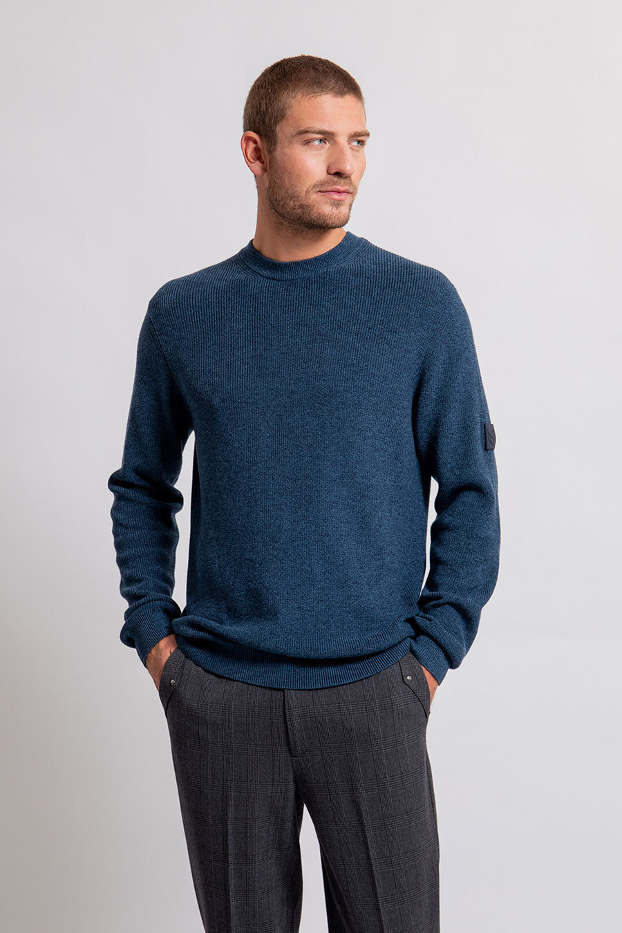 Pull en maille bleu | Elora