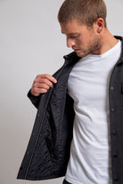 Surchemise en maille milano gris chiné | Elora