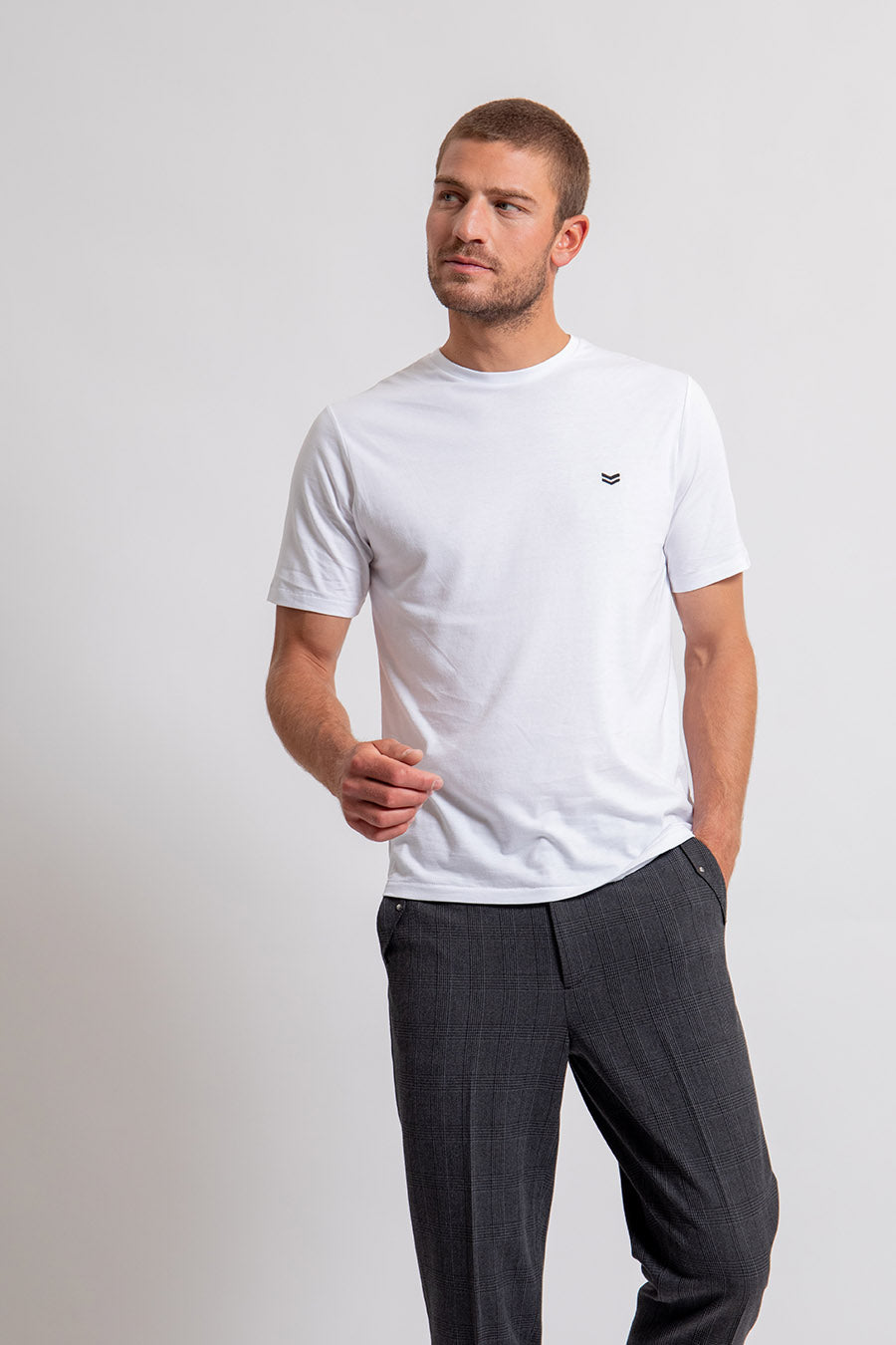 Tee shirt blanc 100% coton responsable | Elora
